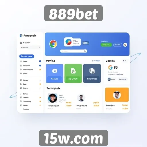 Interface intuitiva do 889bet facilita a navegação